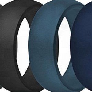Silicone Wedding Rings (Set of 4) Color - Classic